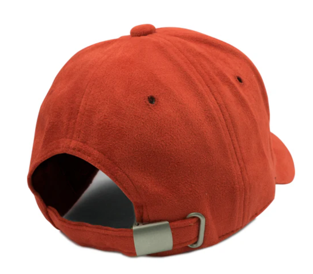 Leg Suede Hat - Red