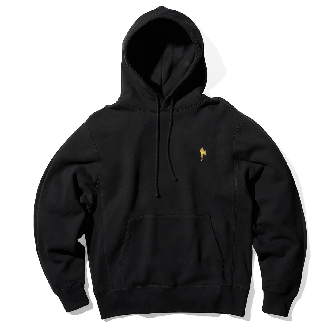 "Leg" Logo Hoody • Black