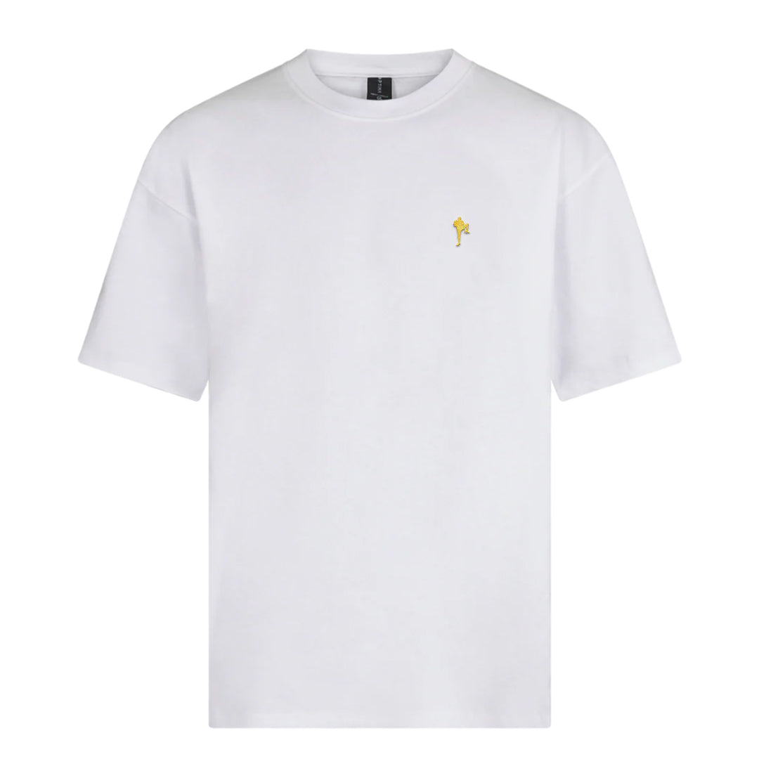 "Leg" Logo Tee • White