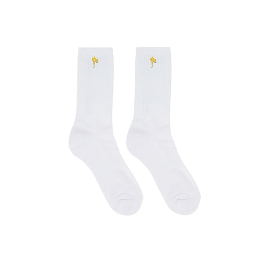 "The Leg" Socks • White