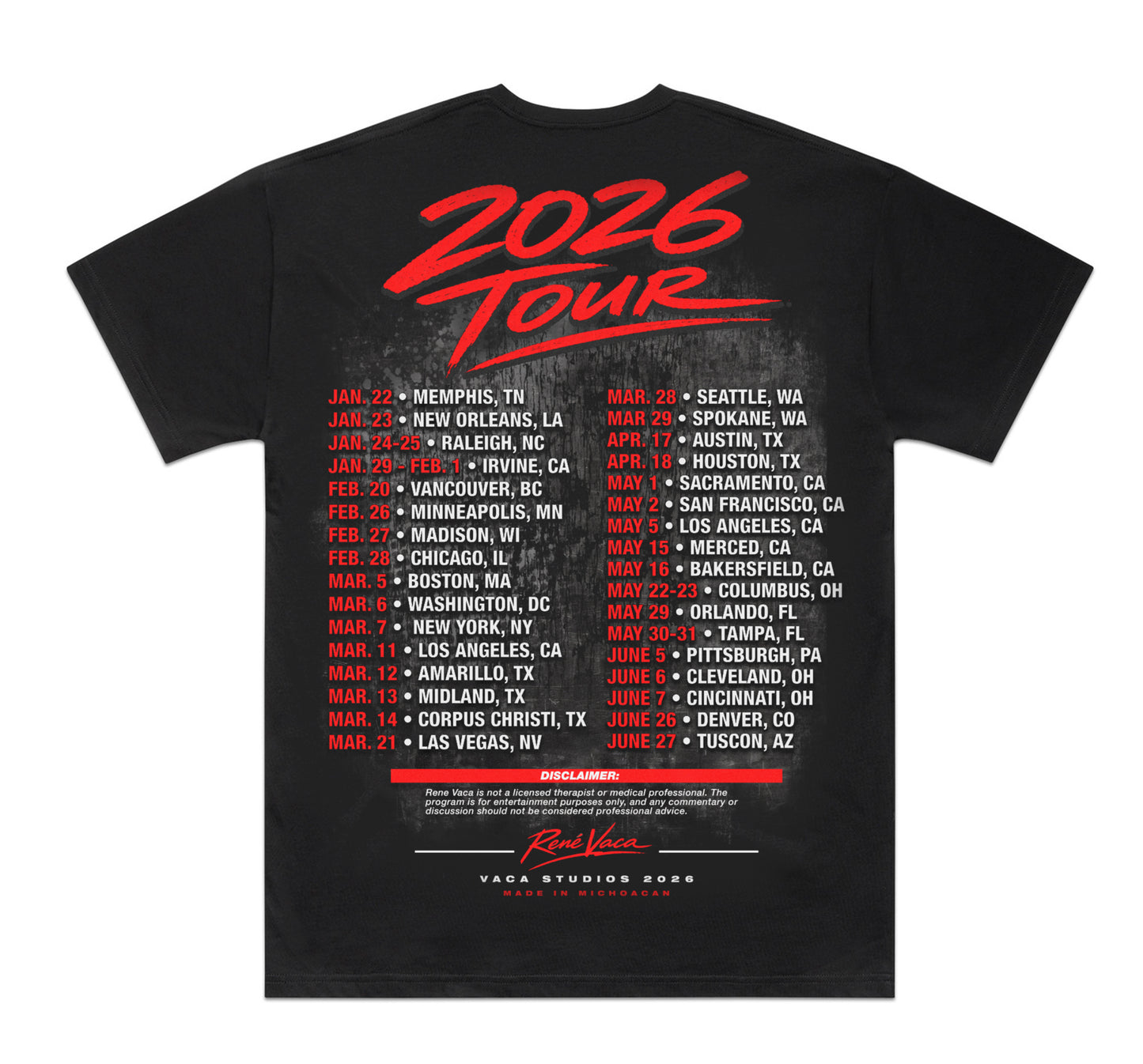 2026 Tour Shirt