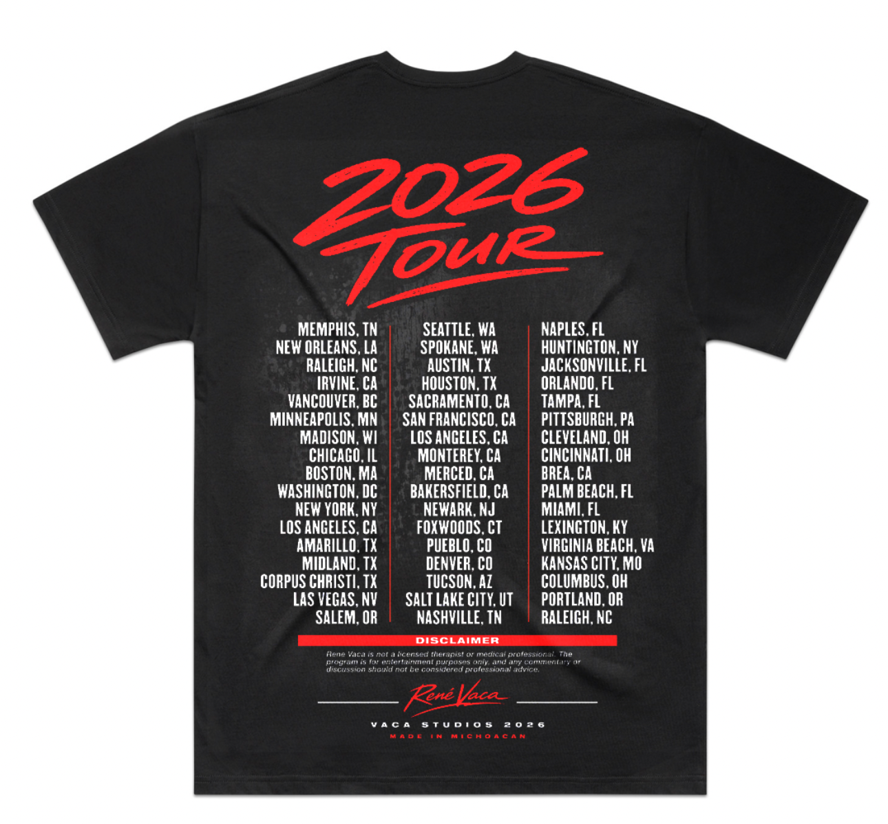 2026 Tour Shirt